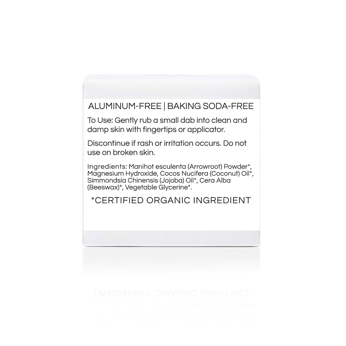 All Natural Deodorant Cream, Aluminum Free Deodorant for Women or Men, 2.4 Ounce - Unscented + Black Jar Sleeves