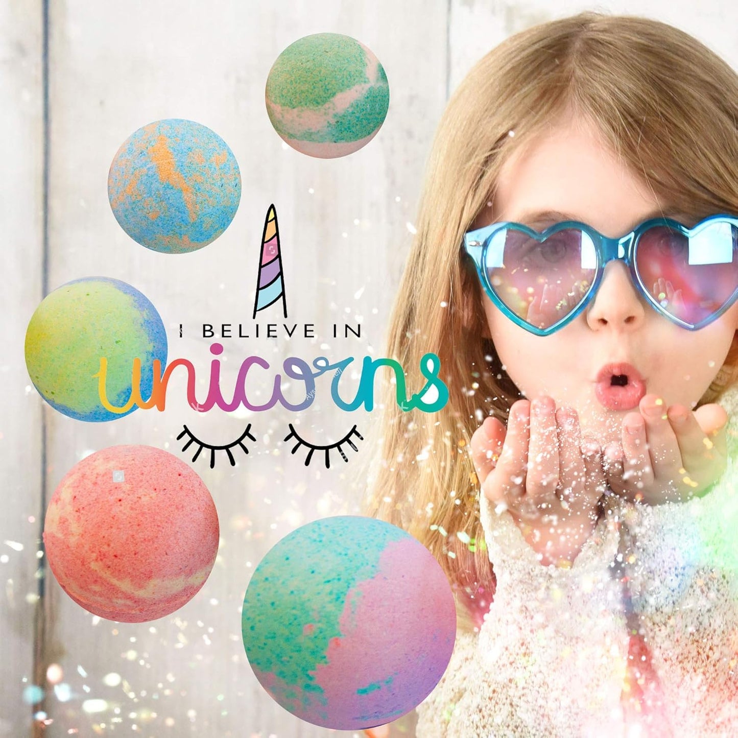 Bath Bombs for Kids with Surprise Inside, Unicorn Bath Bombs for Girls with Jewelry & Jewelry Box for Kids - Organic, Skin Moisturizing, Natural Bubble Bath, Birthday Gifts for Girls