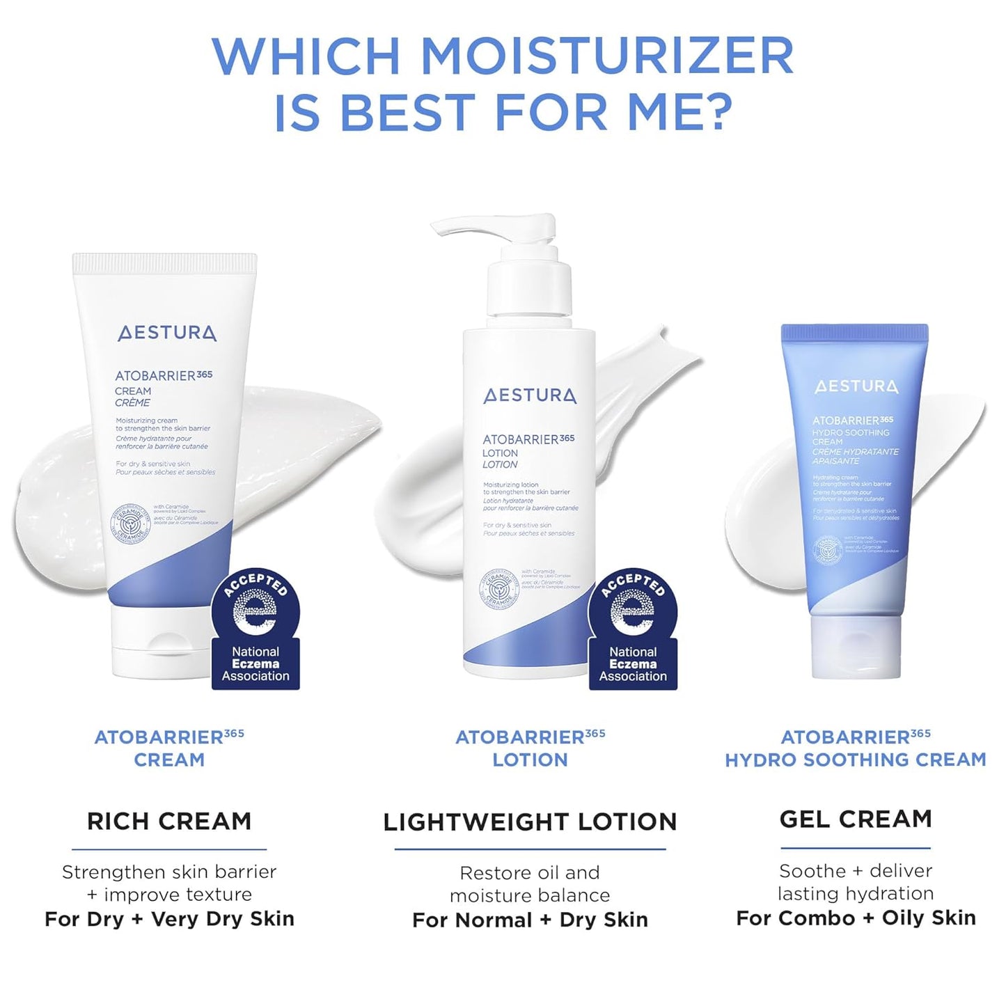 ATOBARRIER365 Cream with Ceramides, Korean Moisturizer for Skin Barrier Repair | Long-Lasting Hydration, Ceramide Capsules, Dry & Sensitive Skin, Non-Comedogenic, 80 Ml / 2.70 Fl.Oz.