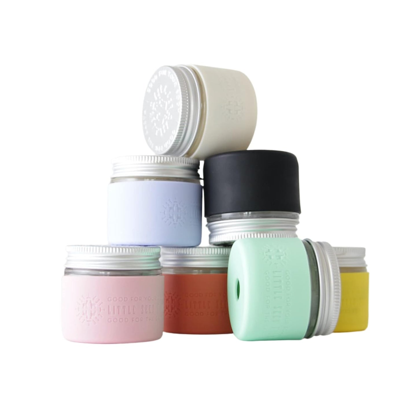 All Natural Deodorant Cream, Aluminum Free Deodorant for Women or Men, 2.4 Ounce - Cedar Vanilla + Terracotta Red Jar Sleeves