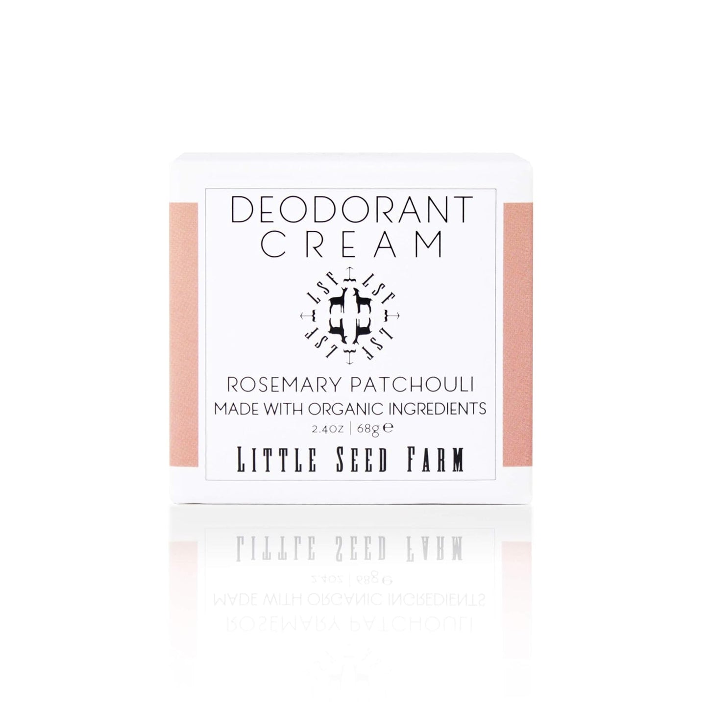 All Natural Deodorant Cream, Aluminum Free Deodorant for Women or Men, 2.4 Ounce - Rosemary Patchouli + Applicators Bundle