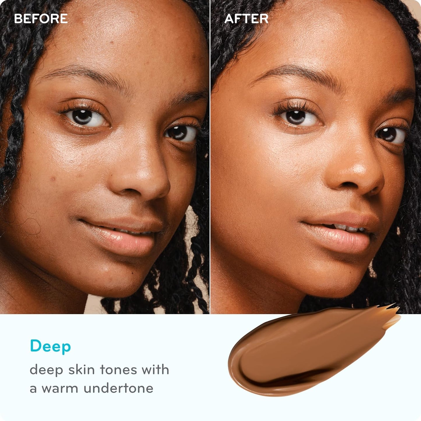 Perfect Glow BB Cream with SPF 30 - Matte Meets Dewy Finish - Enriched with Goji & Hawthorn Berry to Help Improve Skin Texture & Radiance - Deep (1.4 Oz)