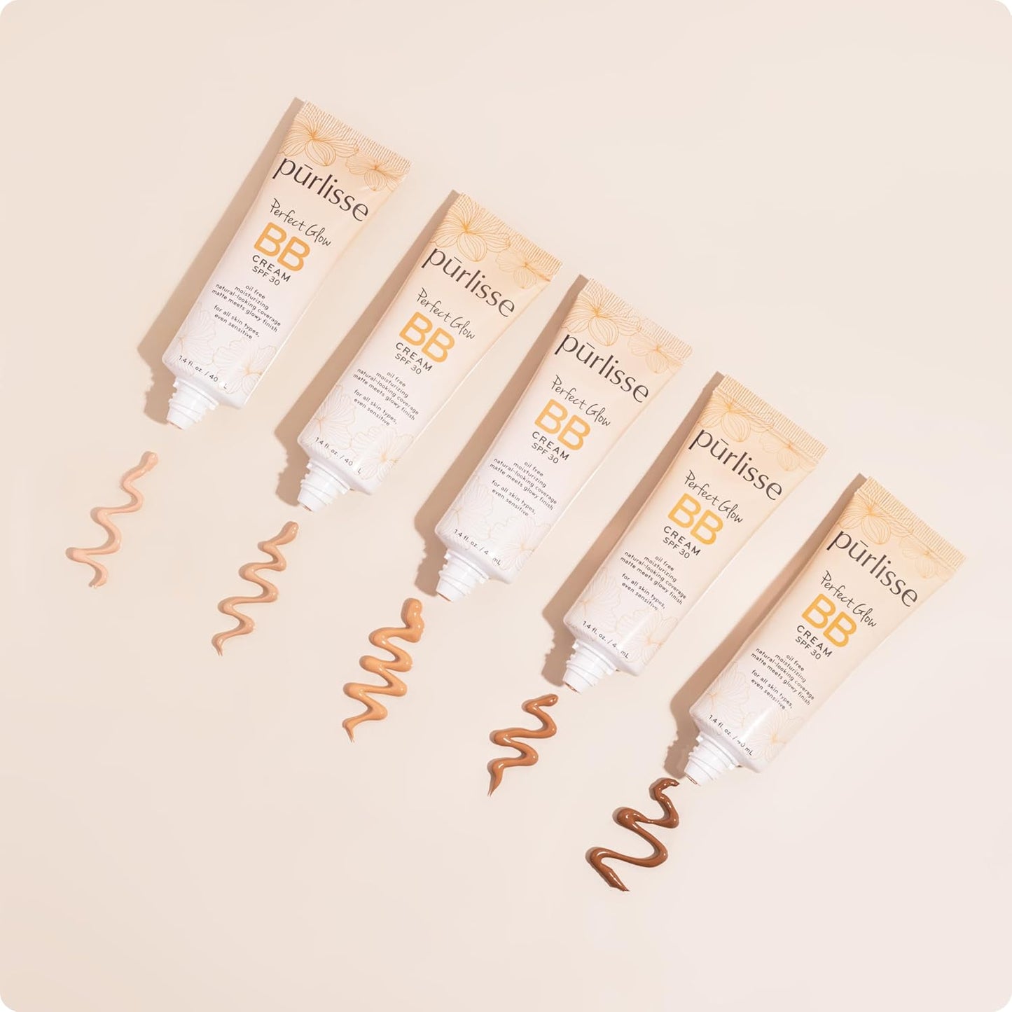 Perfect Glow BB Cream with SPF 30 - Matte Meets Dewy Finish - Enriched with Goji & Hawthorn Berry to Help Improve Skin Texture & Radiance - Deep (1.4 Oz)