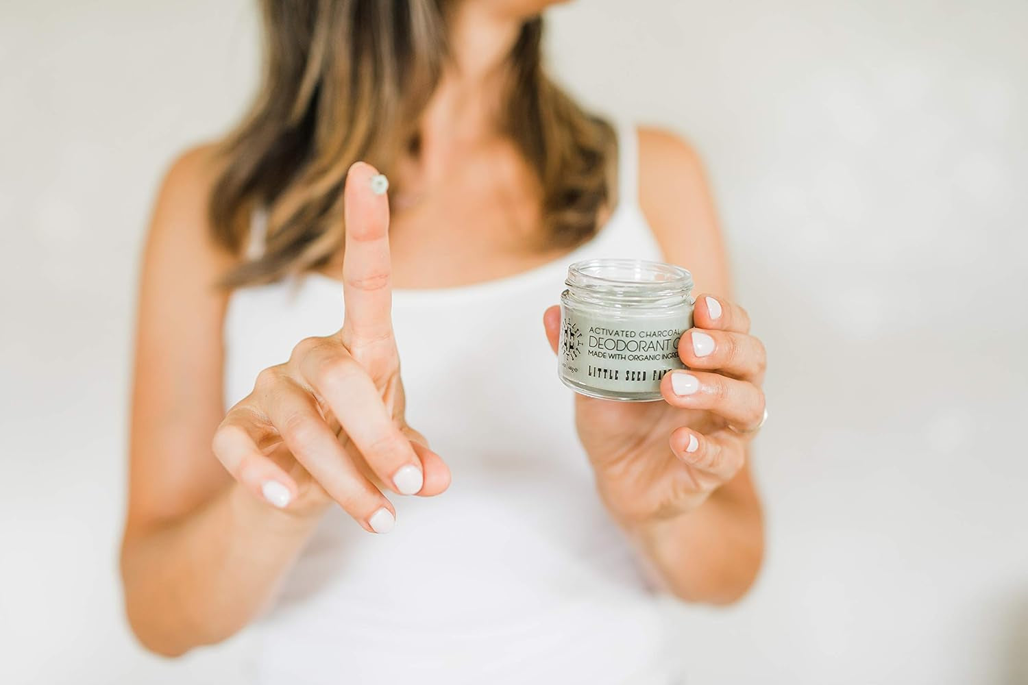 All Natural Deodorant Cream, Aluminum Free Deodorant for Women or Men, 2.4 Ounce - Activated Charcoal + Black Jar Sleeves