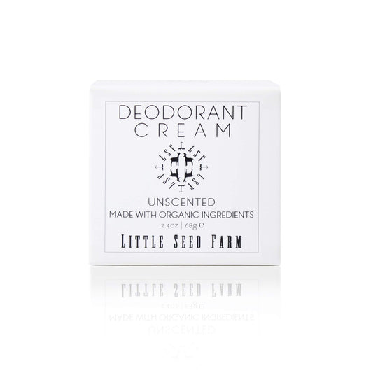 All Natural Deodorant Cream, Aluminum Free Deodorant for Women or Men, 2.4 Ounce - Unscented + Black Jar Sleeves