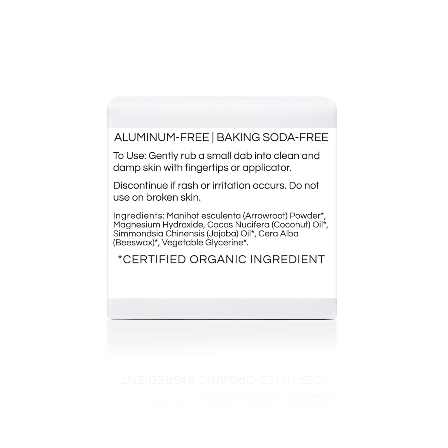 All Natural Deodorant Cream, Aluminum Free Deodorant for Women or Men, 2.4 Ounce - Unscented + Black Jar Sleeves