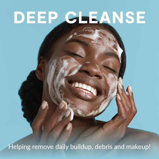 Gentle Tea Tree Oil Foaming Face Wash and Eyelid Cleanser - 1.7Oz - Formulated with Aloe Vera to Soothe and Refresh Eyelids (Packaging May Vary)