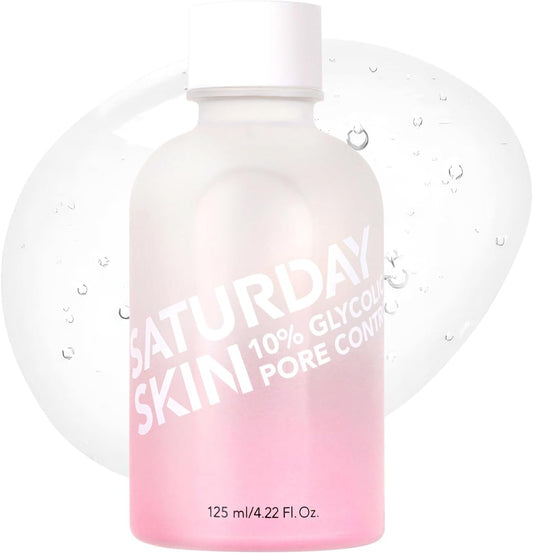 Pore Clarifying Toner 10% Glycolic Acid&Aha Deep Cleansing Astringent Facial Toner,Hypoallergenic Skin-Purifying Face Toner to Cleanse, Recondition and Purify Skin, Non-Comedogenic