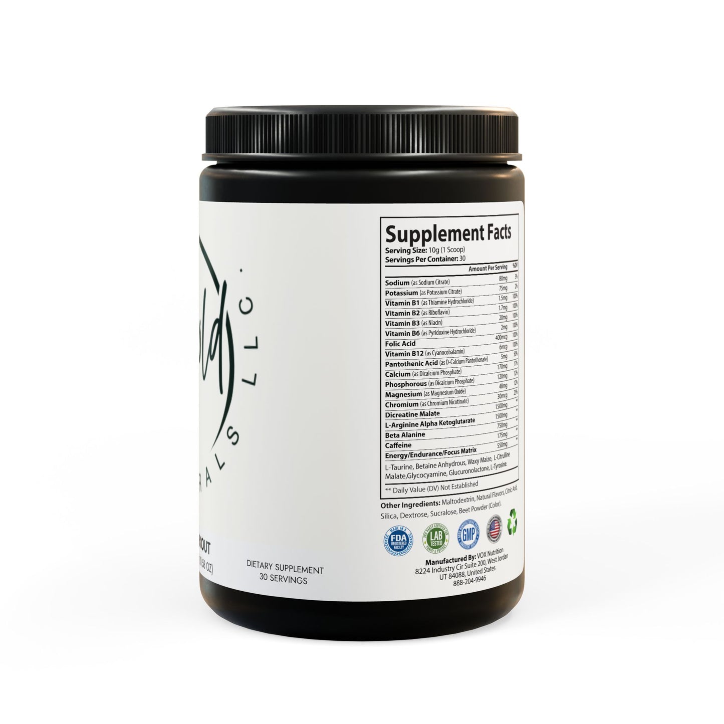 Pre-Workout Supplement, Watermelon (300g, 10.58oz)