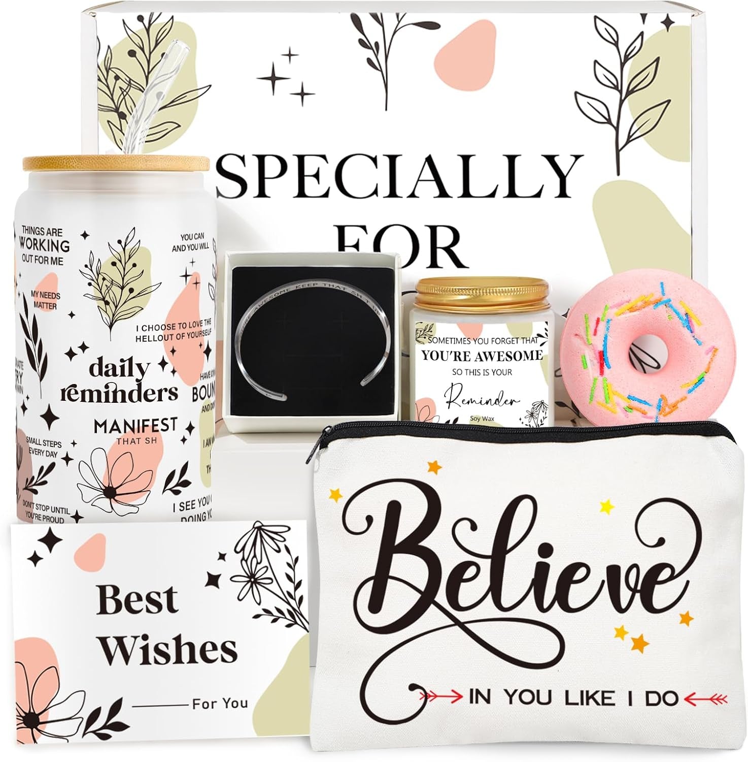 Gifts for Women, Encouragement Birthday Gifts for Women Friendship, Funny Sobriety, Spa Gifts for Women, Spiritual Encouragement Gifts for Her,Sister,Girlfriend,Best Friend,Female