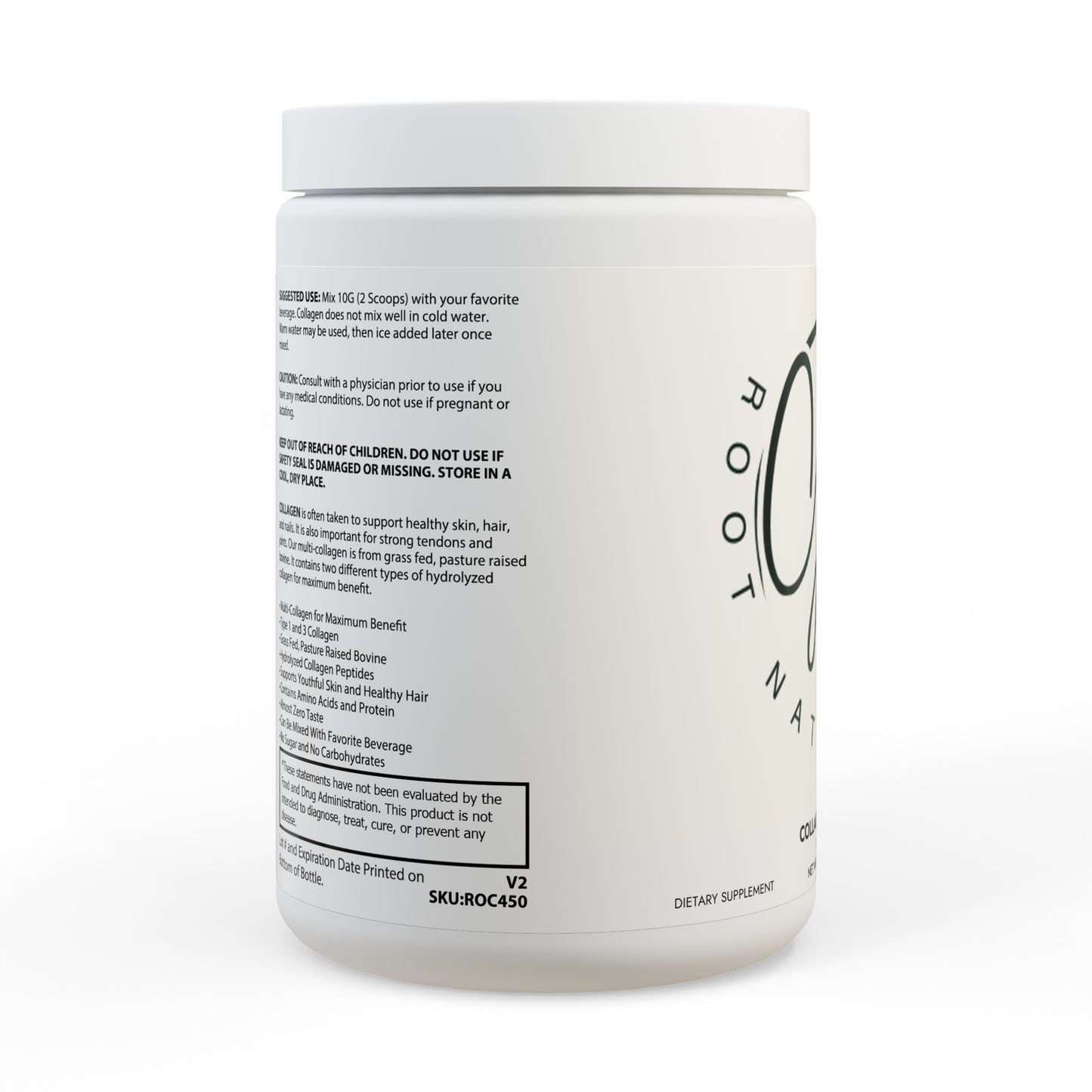 Collagen Peptides Type I & III Supplement (350g, 12.3oz)