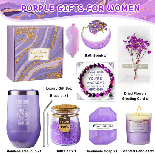 Gift for Women, Relaxing Spa Gift Basket Set for Women Self Care Gifts, Birthday Gifts, Thank You Gifts, Christmas Gifts for Her Women Mom Wife Sister Girlfriend
