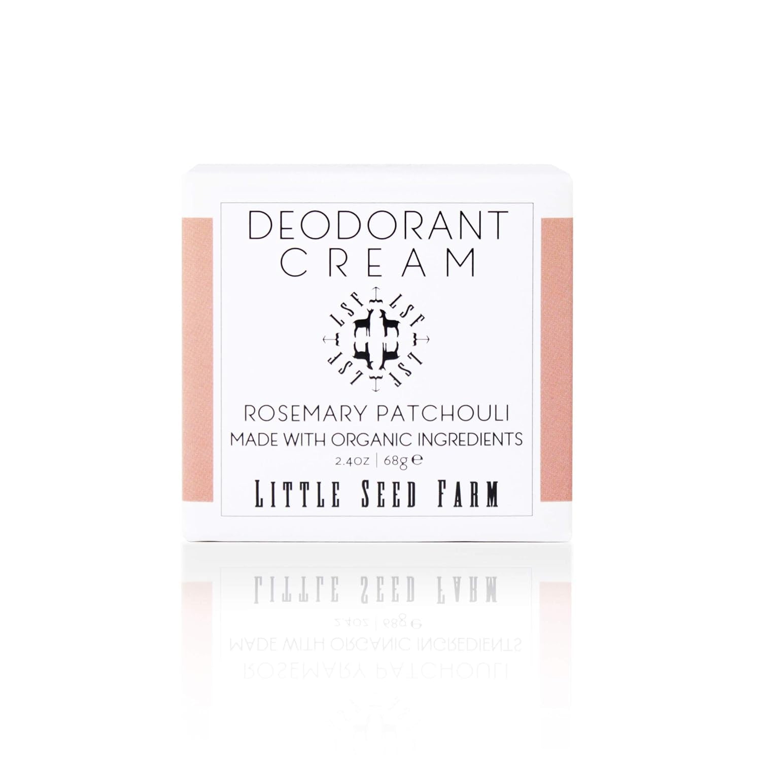 All Natural Deodorant Cream, Aluminum Free Deodorant for Women or Men, 2.4 Ounce - Rosemary Patchouli + Applicators Bundle