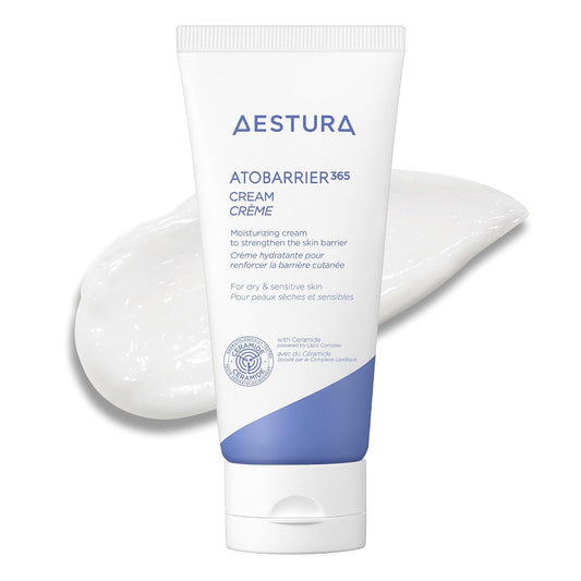ATOBARRIER365 Cream with Ceramides, Korean Moisturizer for Skin Barrier Repair | Long-Lasting Hydration, Ceramide Capsules, Dry & Sensitive Skin, Non-Comedogenic, 80 Ml / 2.70 Fl.Oz.