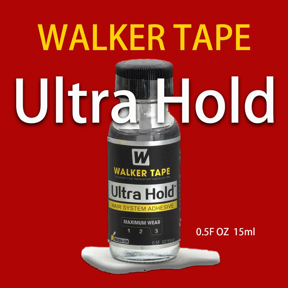 0.5 FL OZ（15 ml）Walker Tape Ultra Hold Hair System Adhesive Front Lace Wig Glue Lace Glue For Hair Extension/Toupee/ Lace Wig